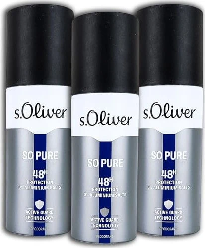 s.Oliver So Pure Men Deodorant Spray, 150ml