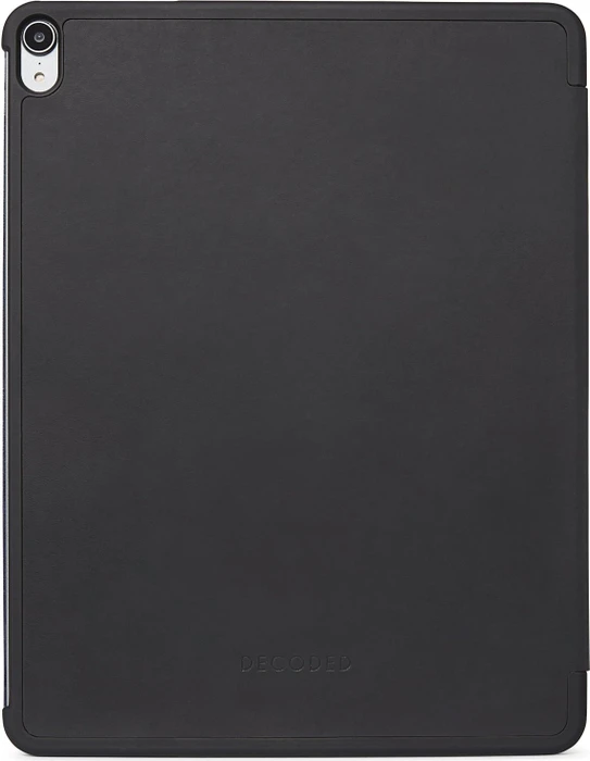 Decoded Leder Slim Cover für iPad Pro 12.9" 2018, schwarz