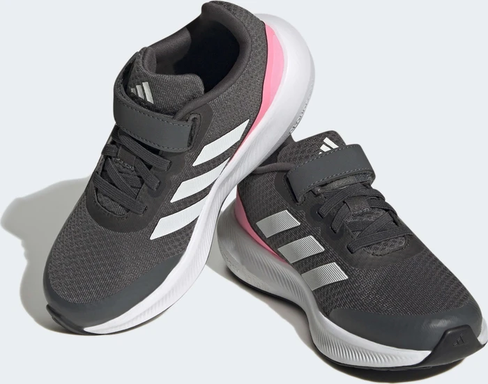 adidas Runfalcon 3.0 Elastic Lace Top Strap grey six/crystal white/beam pink (Junior)
