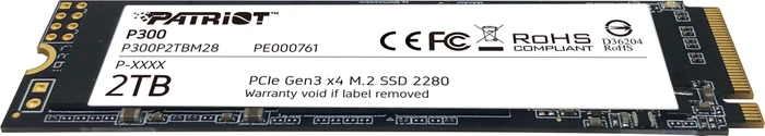 Patriot P300 2TB, M.2 2280 / M-Key / PCIe 3.0 x4