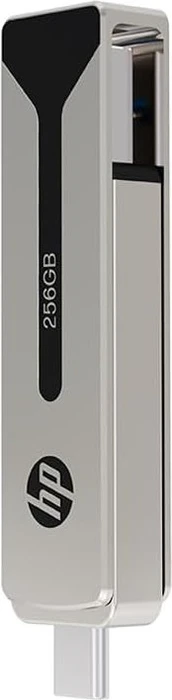 PNY HP 911 Pro 256GB Pearl Nickel, USB-A + USB-C, USB 3.2 Gen 1×1