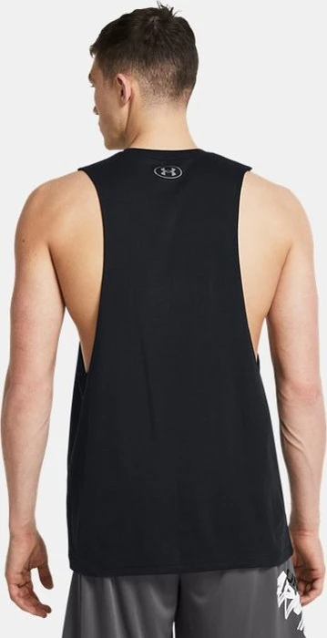 Under Armour Left Chest Cut-Off Funktionsshirt ärmellos schwarz (Herren)
