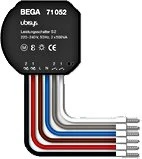Bega Zigbee-Steuermodul mit Relaiskontakt 2-fach, 2x 500VA, Funk-Steuermodul (71052)
