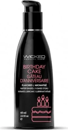 Wicked Sensual Care Aqua Birthday Cake Flavored Gleitgel, 60ml