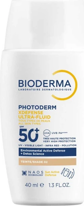 Bioderma Photoderm XDefense Ultra-Fluid 02 light getönt LSF50+, 40ml