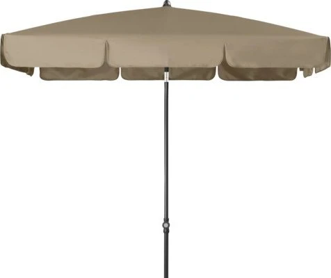 Doppler Sunline 185 Manual Waterproof Mittelmastschirm 188x115cm greige