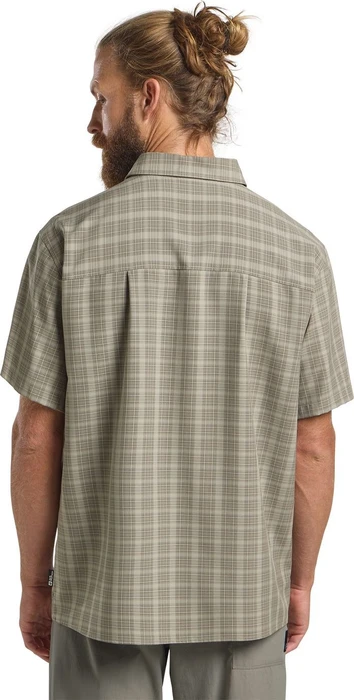 Jack Wolfskin Meseta Hemd kurzarm check stone (Herren)