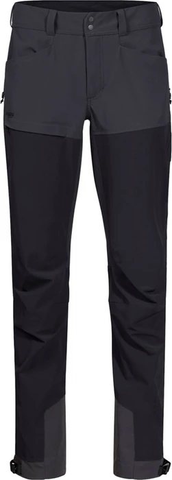 Bergans Bekkely Hybrid Hose lang schwarz/solid charcoal (Damen)