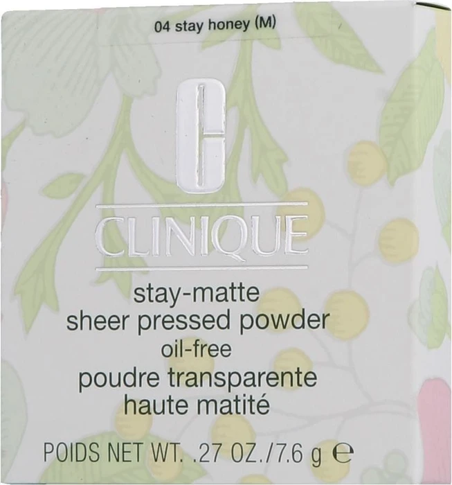 Clinique Stay-Matte Sheer Pressed Puder Stay Honey, 7.6g