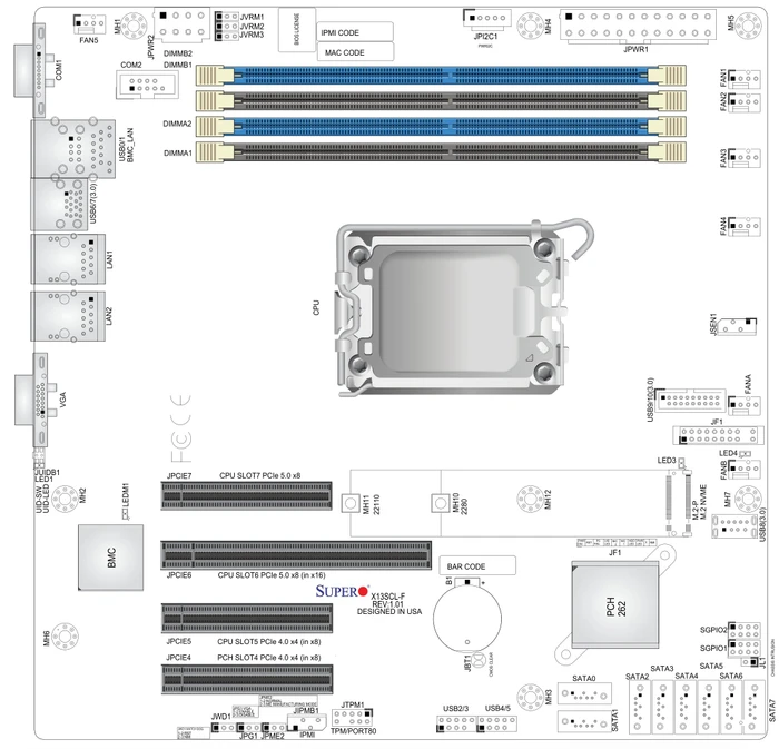 Supermicro X13SCL-F, retail (Intel 1700)
