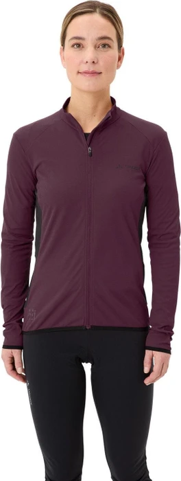 Vaude Matera FZ II Trikot langarm cassis (Damen)