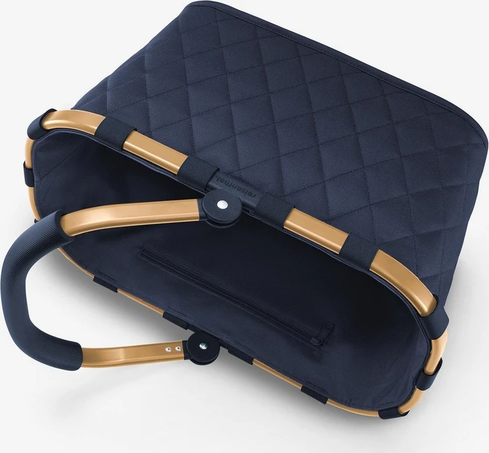 Reisenthel Carrybag frame rhombus midnight gold