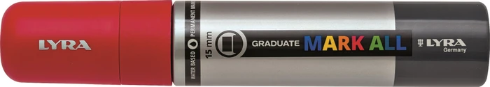 Lyra Graduate Mark All Permanentmarker 15mm rot