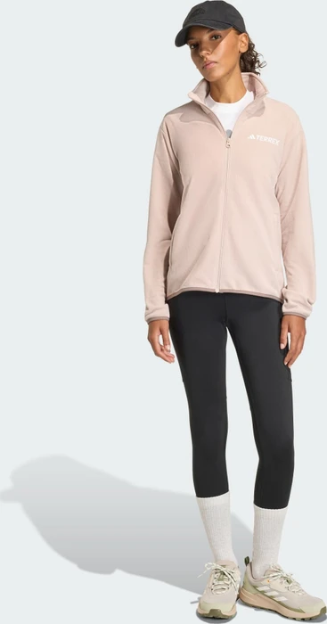 adidas Terrex Multi Essentials Fleece Jacke wonder beige (Damen)