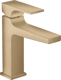 Hansgrohe Metropol Waschbeckenarmatur 110 mit Push-Open Ablaufgarnitur brushed bronze