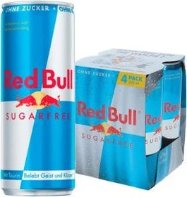 Red Bull Sugarfree 4x 250ml