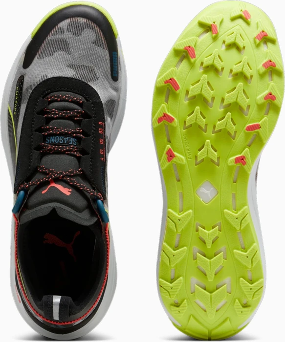 Puma Voyage NITRO 3 puma black/lime pow/active red (Herren)