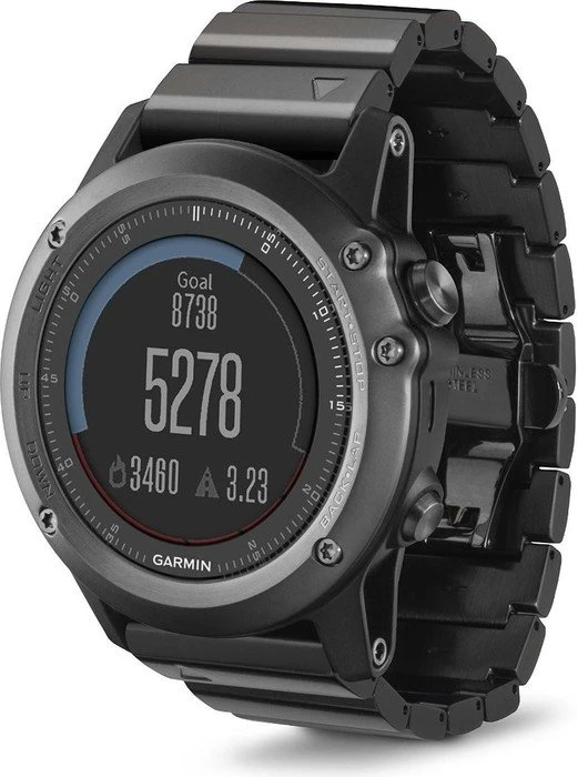 Garmin Fenix 3 Sapphire grau mit Metallarmband