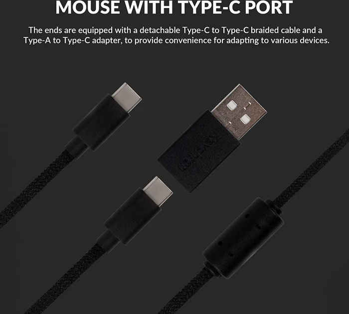 Keychron M1 Ultra-Light Gaming Mouse schwarz, USB