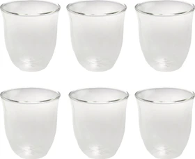 DeLonghi Cappuccino doppelwandige Thermoglas, 6 Stück