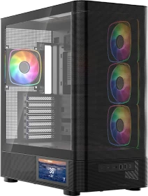 Modecom Volcano AQ400 ARGB Black, Glasfenster (MC-A-AQ400-4FA-B)
