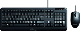 MediaRange MROS108 Keyboard and Mouse Set schwarz, USB, DE