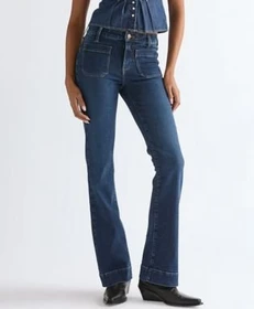 Wrangler Flare Jeans pioneer pop (Damen)