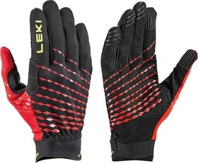 Leki Ultra Trail Breeze Laufhandschuhe schwarz/rot/gelb