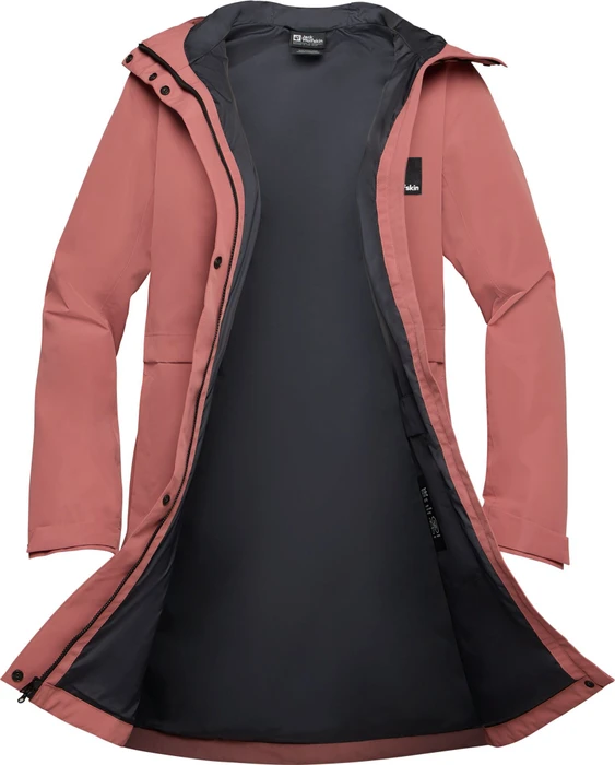Jack Wolfskin Terraview 2L Funktionsmantel mineral red (Damen)