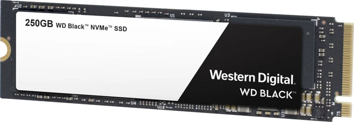 Western Digital WD_BLACK NVMe SSD 2018 250GB, M.2 2280 / M-Key / PCIe 3.0 x4