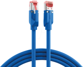 EFB Elektronik TM21 UC900 Patchkabel, Cat7/Cat6a, S/FTP, RJ-45/RJ-45, 50m, blau