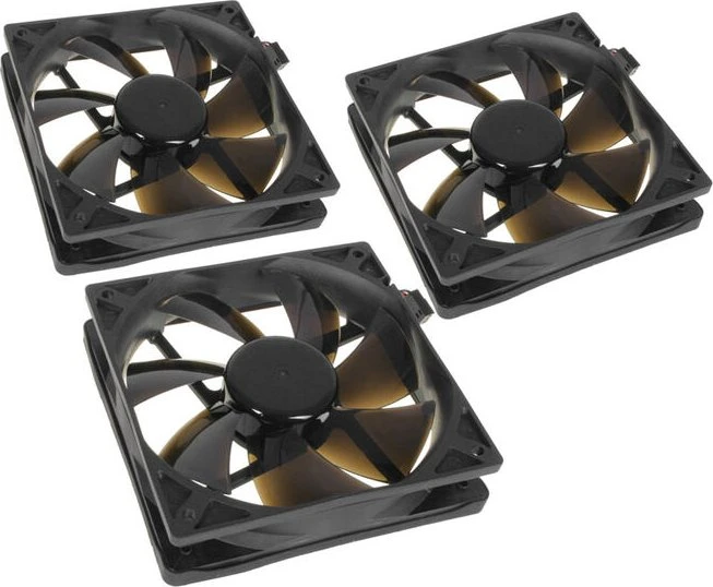 Noiseblocker NB-BlackSilentPro PL-PS, 120mm, 3er-Pack