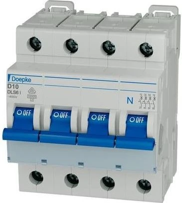 Doepke Leitungsschutzschalter DLS 6i D10-3+N