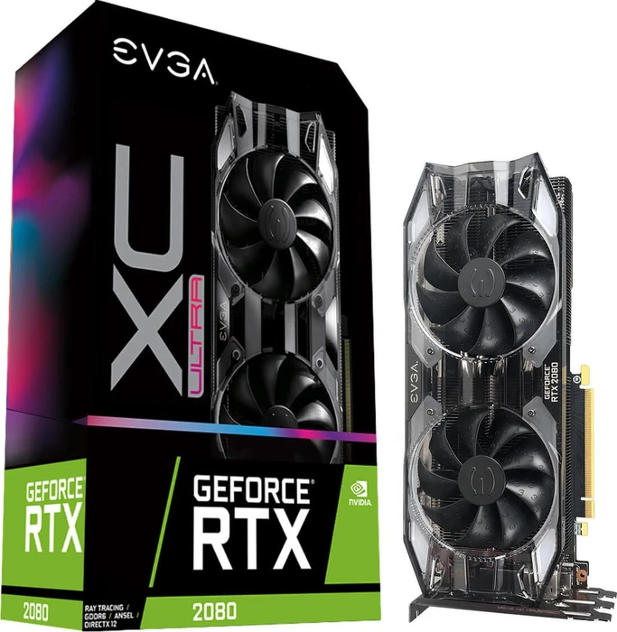 EVGA GeForce RTX 2080 XC Ultra Gaming, 8GB GDDR6, HDMI, USB-C, 3x DP