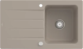 Villeroy & Boch Architectura 860x510mm Becken reversibel mit Ablauffernbedienung almond