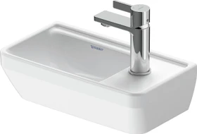 Duravit D-Neo Handwaschbecken rechteckig 40x22cm, mit Hahnloch rechts, ohne Überlauf, weiß