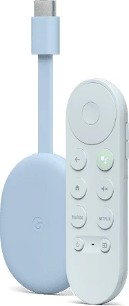 Google Chromecast mit Google TV 4K blau