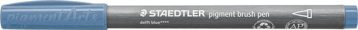 Staedtler pigment brush pen 371 delfterblau, 10er-Pack
