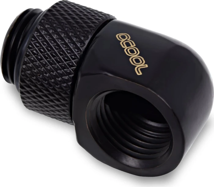 Alphacool Eiszapfen 90° L-Verbinder G1/4" AG auf G1/4" IG, deep black, 4er-Pack