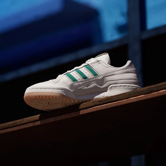 adidas Forum Low CL cloud white/active green/sandy pink (Damen)
