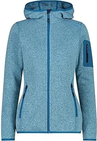 CMP Knit Tech Fleece Hoody Jacke anice/giada/b.blue (Damen)