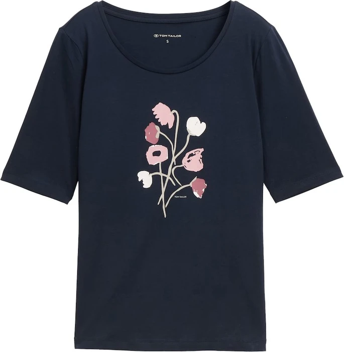 Tom Tailor Print T-Shirt kurzarm lunar eclipse (Damen)