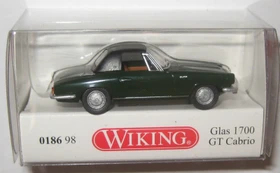 Wiking Klassik Edition Glas 1700 GT Cabrio geschl. dunkelgrün