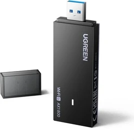 Ugreen WLAN Stick, AX1800, 2.4GHz/5GHz WLAN, schwarz, USB-A 3.0 [Stecker] (65225)