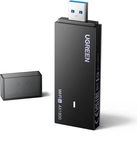 Ugreen WLAN Stick, AX1800, 2.4GHz/5GHz WLAN, schwarz, USB-A 3.0 [Stecker]