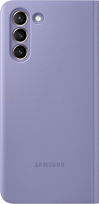 Samsung Clear View Cover für Galaxy S21 violett