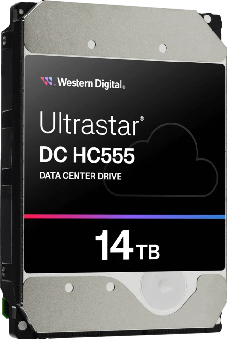 Western Digital Ultrastar DC HC555 14TB, SE, 24/7, 512e / 3.5" / SAS 12Gb/s