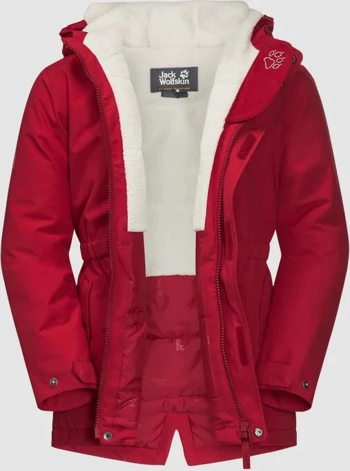 Jack Wolfskin Cosy Bear Funktionsjacke indian red (Junior)
