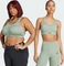 adidas TLRD Impact Training High Support Sport-BH silver green (Damen) Vorschaubild