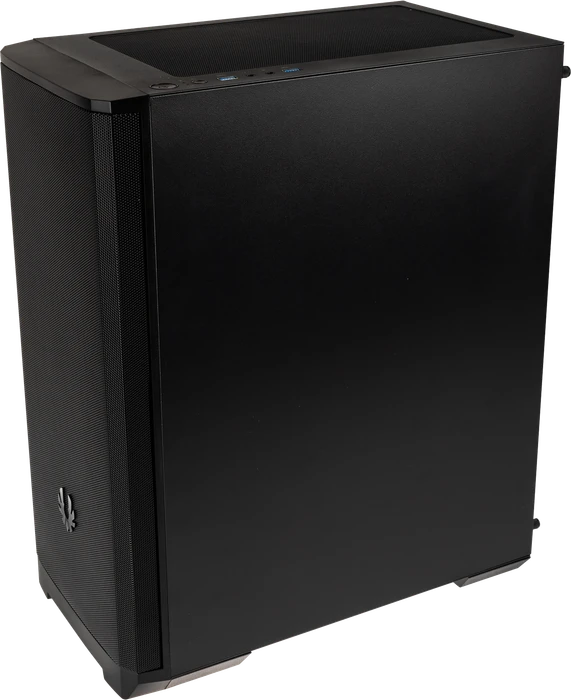 BitFenix Nova Mesh SE TG, schwarz, inkl. 2x Lüfter, Glasfenster